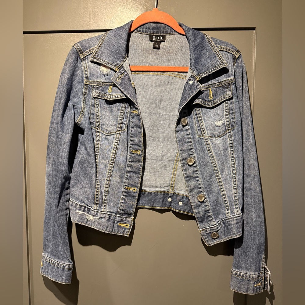 a.n.a Classic Blue Jean Jacket